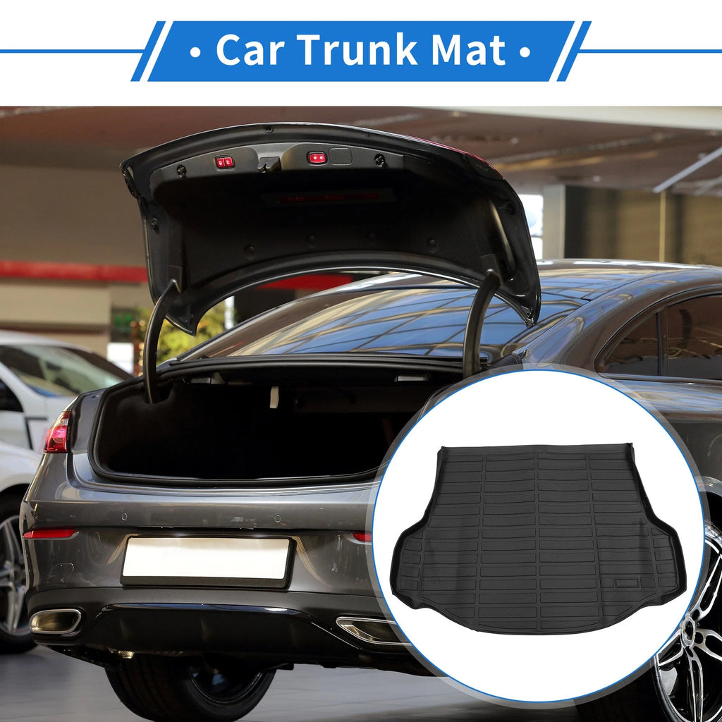 Cargo Liner Rear Trunk Mat for Toyota RAV4 (2013–2018) TPE Long Stripe Pattern