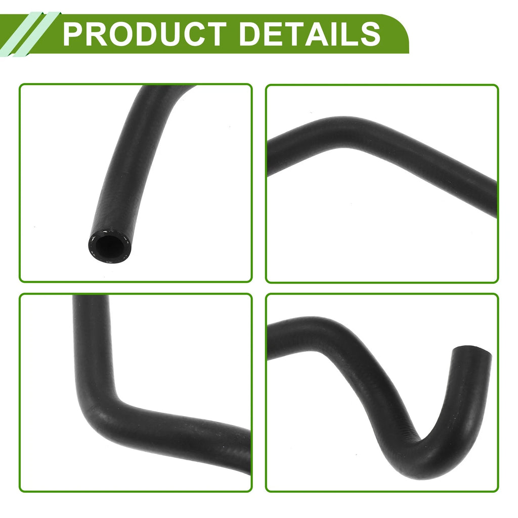 HVAC Heater Hose for Toyota Camry (1994–1996) No. 8724533080 Rubber Black
