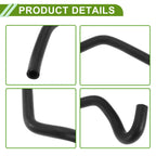 HVAC Heater Hose for Toyota Camry (1994–1996) No. 8724533080 Rubber Black