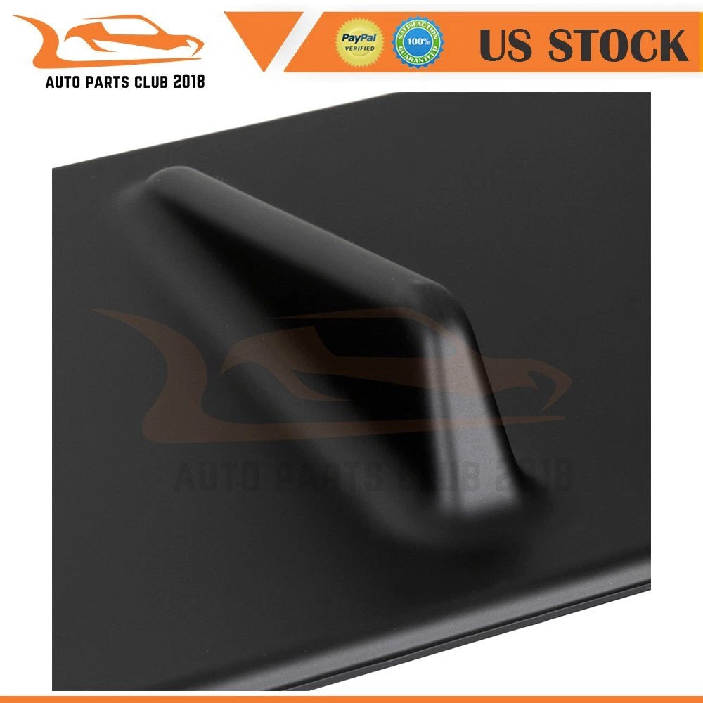 Unpainted Black Roof Shark Fin Wing Spoiler for Mitsubishi Lancer EVO (2008–2016)