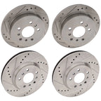 Front & Rear Brake Disc Rotors for Chevy Impala Monte Carlo (2006–2007)