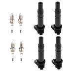 Set of 4 Ignition Spark Plugs for Dodge Attitude Hyundai Accent Kia C691 UF499
