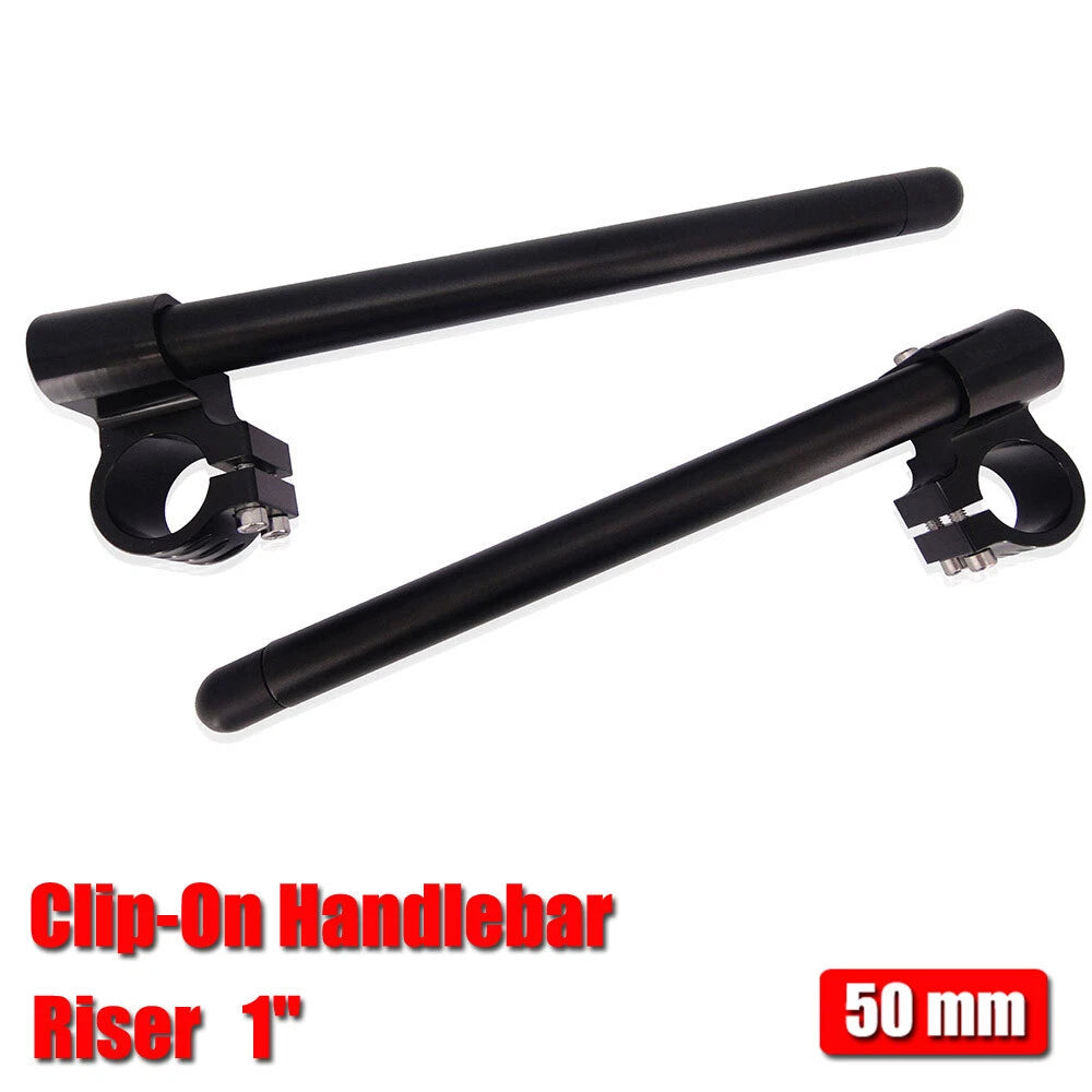 50mm Raised Clip-On Handlebars for Yamaha YZF-R1 FZ1 (1998–2014)