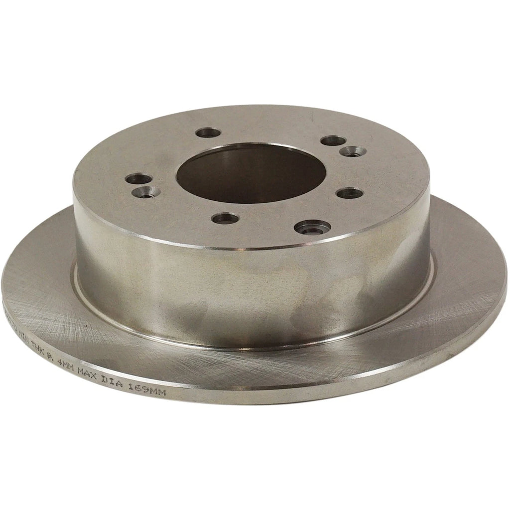 Set of 2 Brake Rotors and Pads for Kia Soul (2010–2013) Rear FWD