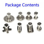 8 x Aluminum Puller Tabs Cold Glue Paintless Tool