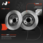 Front Disc Brake Rotors & Ceramic Pads for Nissan Altima (2002–2006)