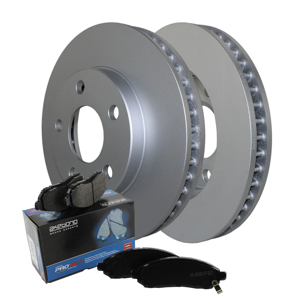 Front Brake Kit 278mm Rotors & Akebono Ceramic Pads for Buick Oldsmobile Pontiac