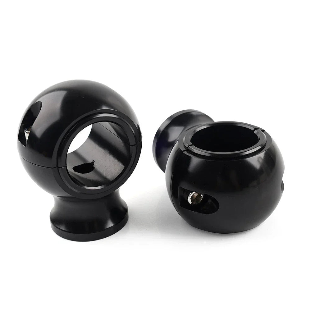 32mm 1.25" Fat Handlebar Risers Clamp Black for Harley Touring