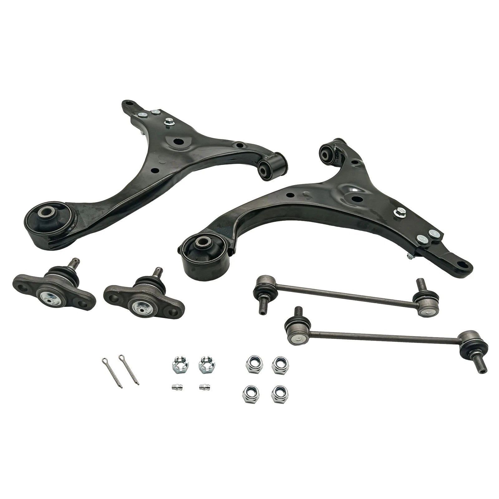 Set of 6 Suspension Control Arms Ball Joints Sway Bars for Hyundai Elantra (2009–2012)