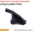 E Brake Leather Synthetic for Mustang (1994–2004) Red Stitch