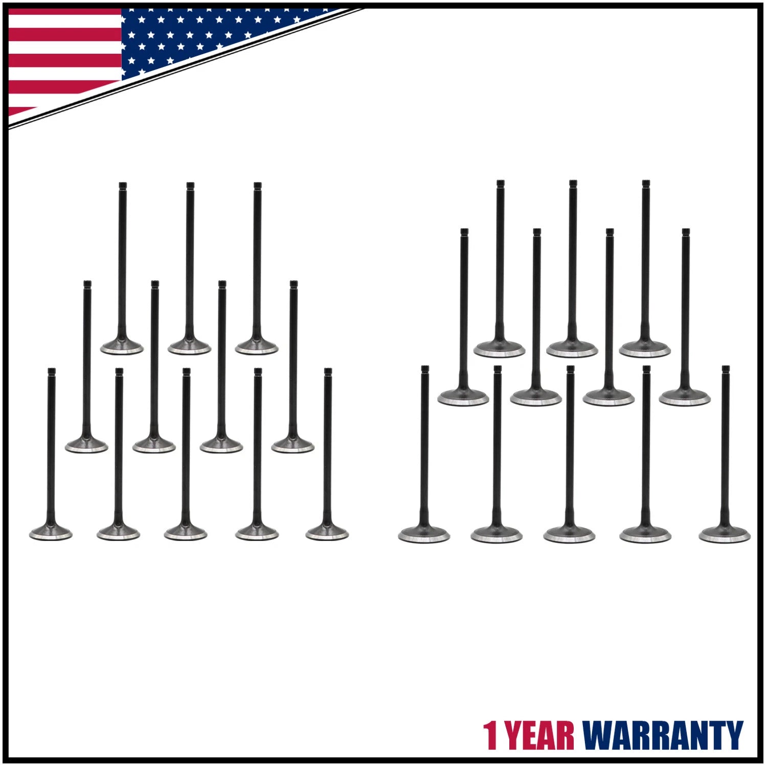 Intake & Exhaust Valves for Honda Odyssey/Pilot 3.5L (2007–2009)