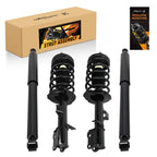 Set of 4 Front Rear Struts w/Coil Spring for Mazda Tribute (2001–2006) 171593 344356