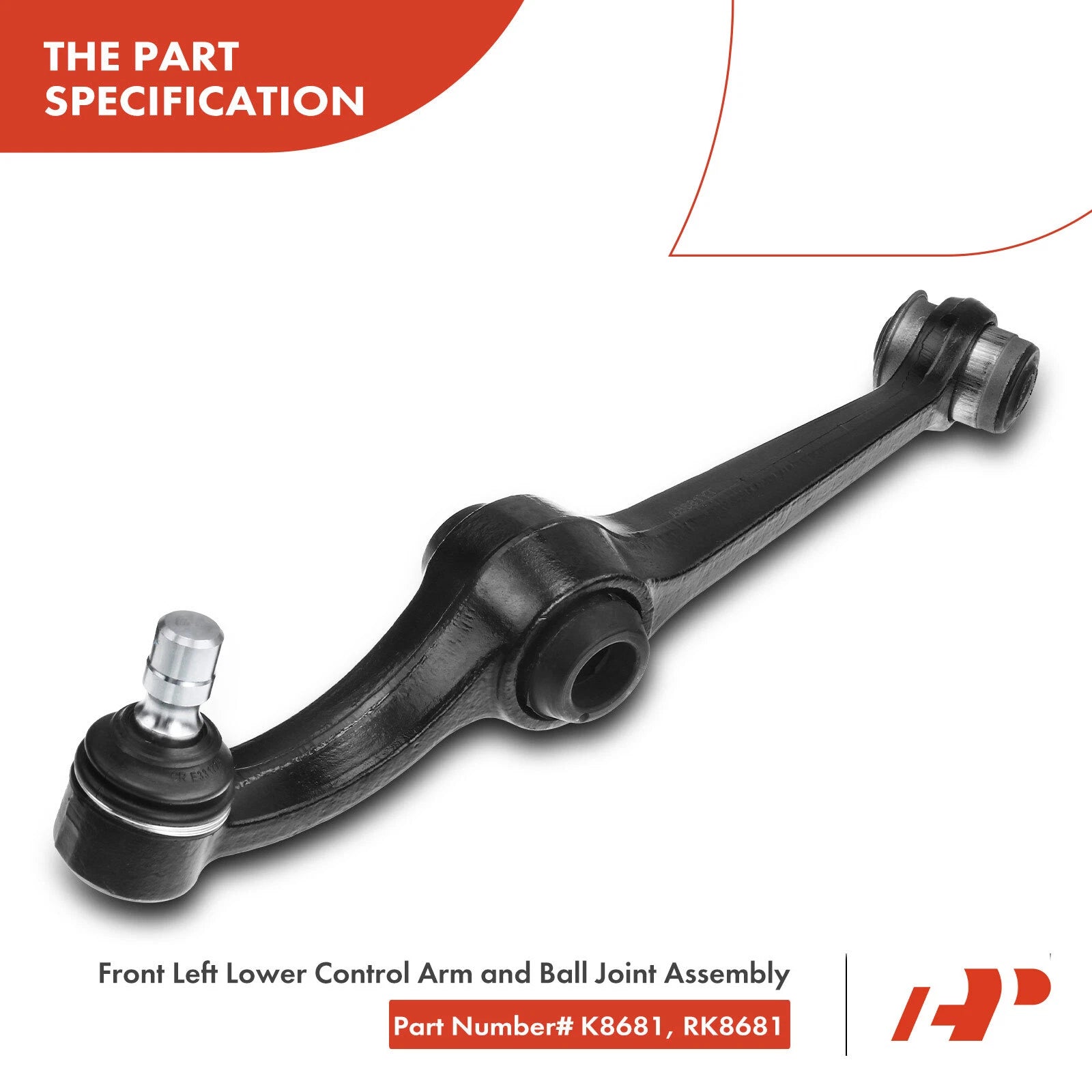 2X Front Lower Control Arm with Ball Joint for Ford Windstar (1995-2003)
