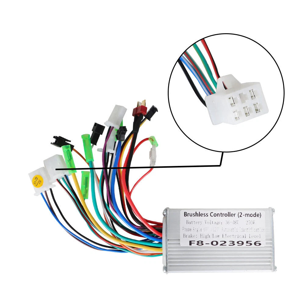 Brushless DC Motor Speed Controller for Electric Bicycle (250W 36-48V)