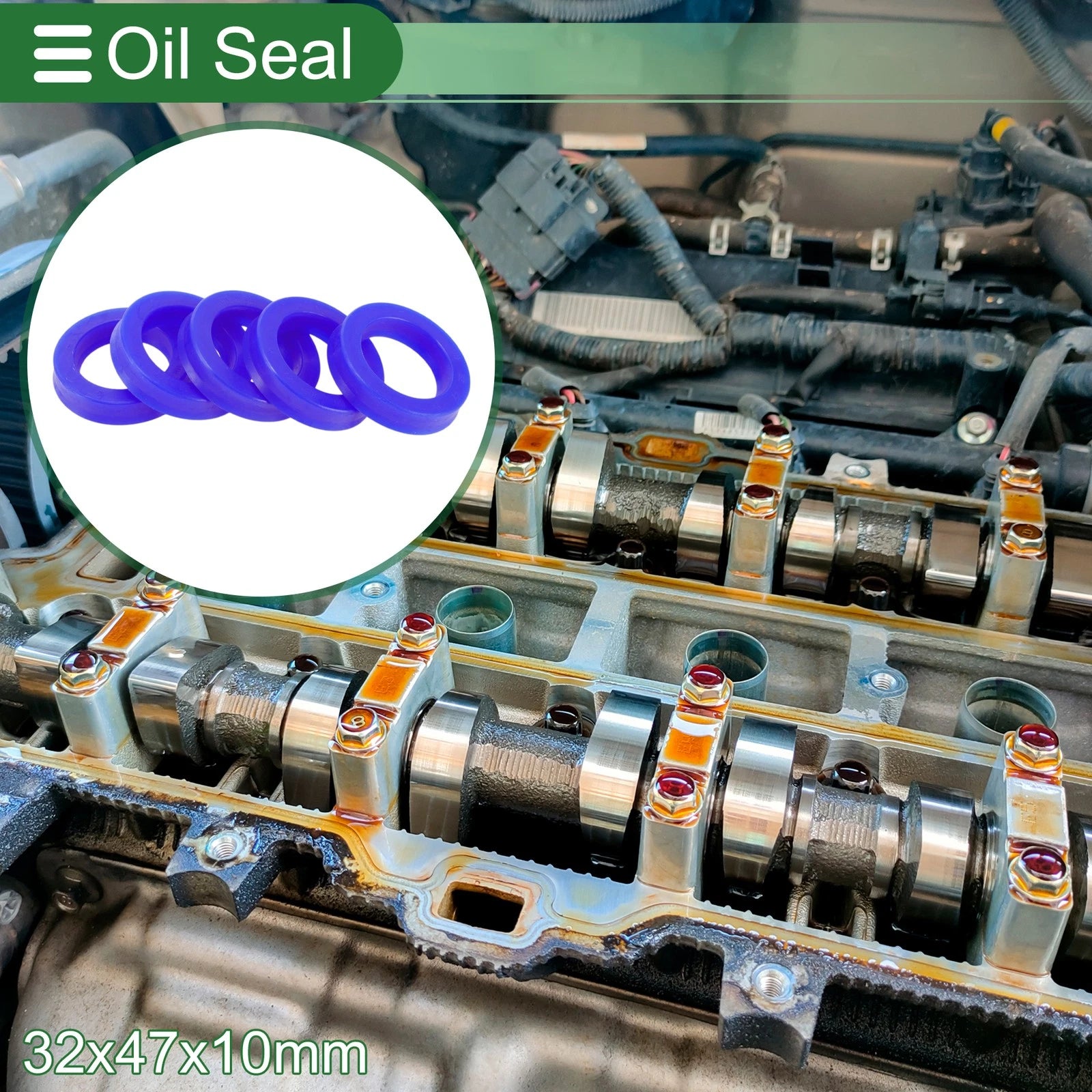 Set of 5 Oil Seal Rotary Shaft Seal 32x47x10mm for Various Models
