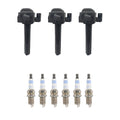 Set of 3 Ignition Coils & 6 Spark Plugs for Kia Sorento 3.5 V6 (2003–2009)