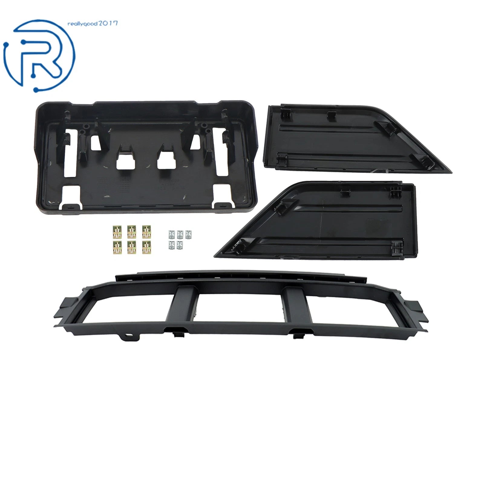 Front Bumper Trim License Plate Holder for Ford F-150 (2021–2023)