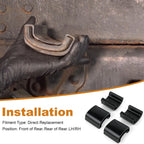 4X Rear Leaf Spring Insulator for Ford F-350 Super Duty (1988–1997) E8TZ-5A978-A