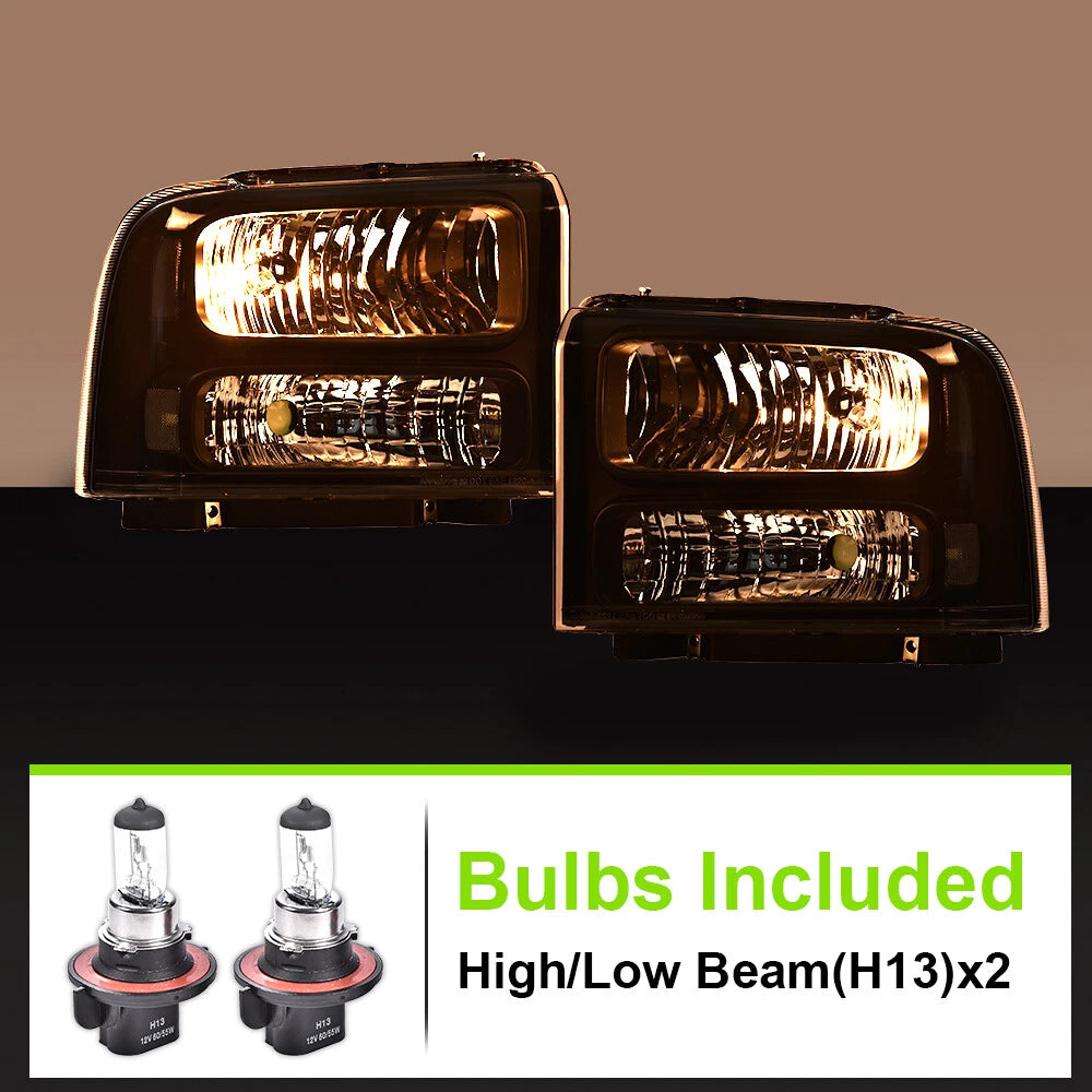 Black Headlights Conversion Kit for Ford Super Duty Excursion (1999–2004)