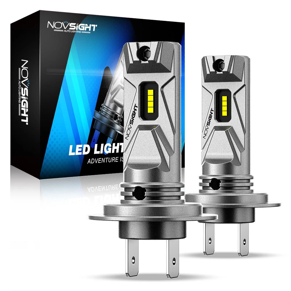 H7 LED Headlight Bulbs Kit for NOVSIGHT (16000LM, 6500K)