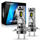 H7 LED Headlight Bulbs Kit for NOVSIGHT (16000LM, 6500K)