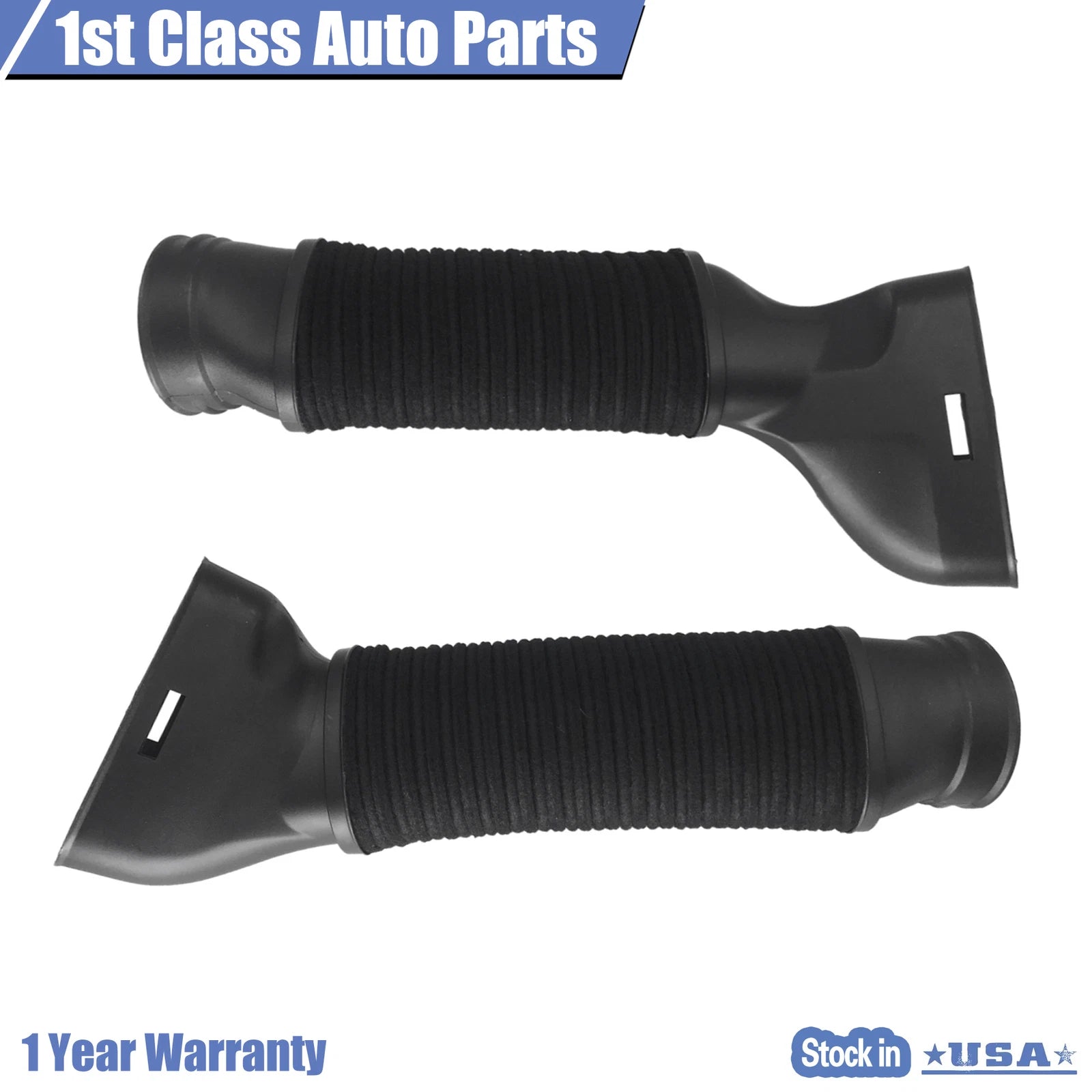 Set of 2 Air Intake Hoses for Mercedes Benz C230 C280 C350 (2006–2007)