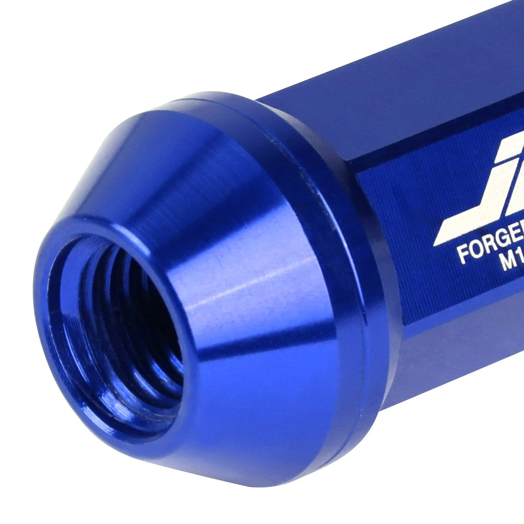 20Pcs J2 7075 Forged Aluminum M12x1.5 Close-End Lug Nut Kit w/Adapter Blue