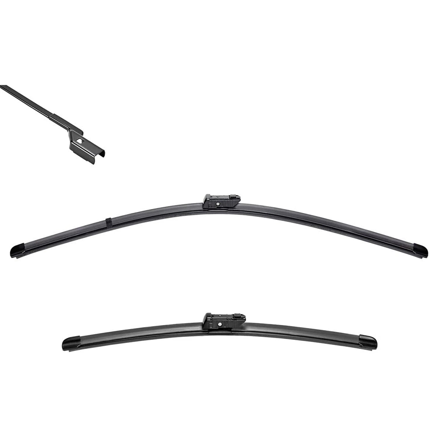Set of 2 Valeo Front Windshield Wiper Blades for Tesla S (577914)