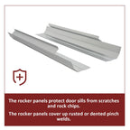 Slip-on Rocker Panels for Chevy Silverado 1500 (2007–2013)