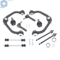 Set of 10 Front Control Arm Ball Joints & Tie Rods for Mazda B4000 (1998–2003)