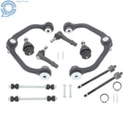 Set of 10 Front Control Arm Ball Joints & Tie Rods for Mazda B4000 (1998–2003)