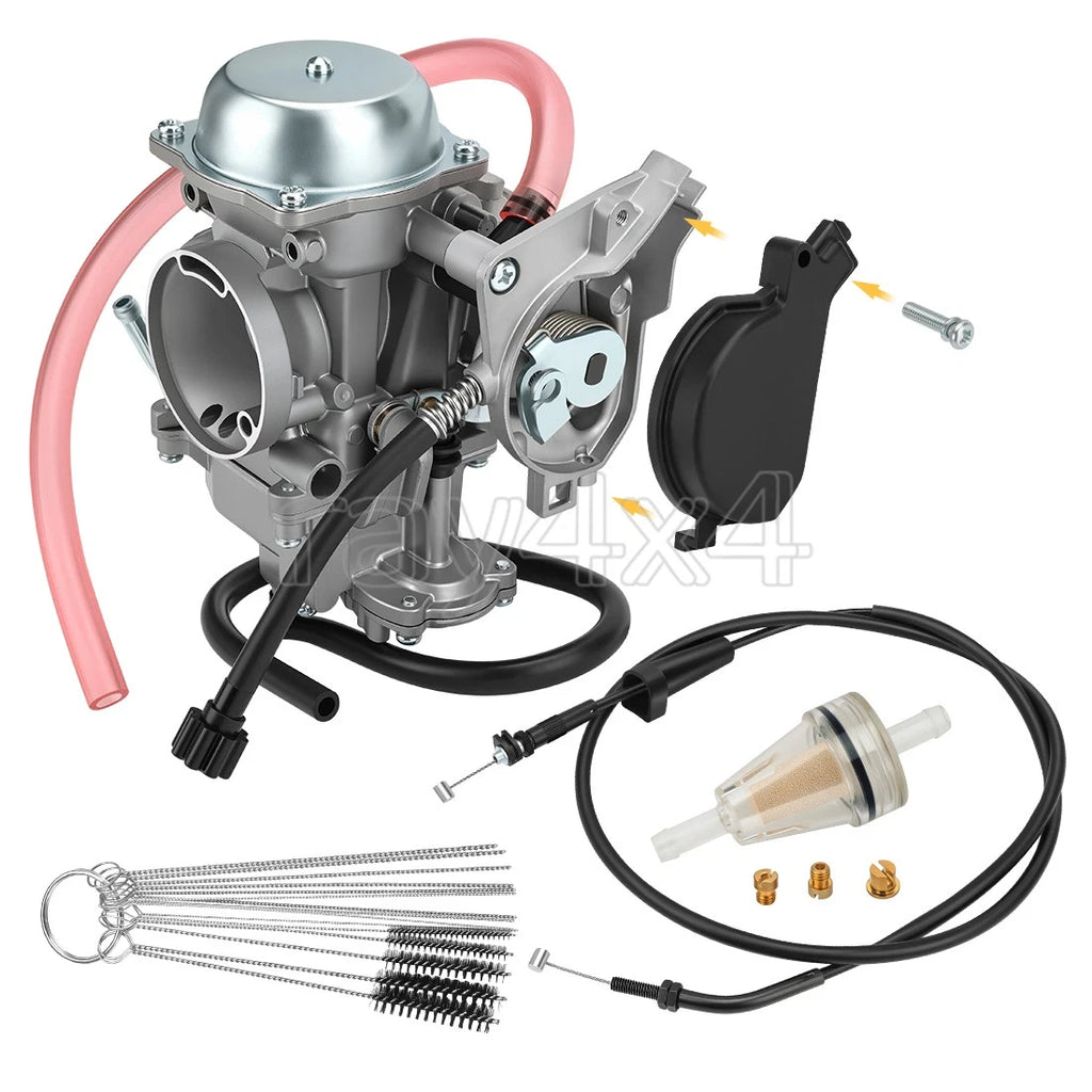 Carburetor Assembly & Throttle Cable for Arctic Cat 400 (2004)