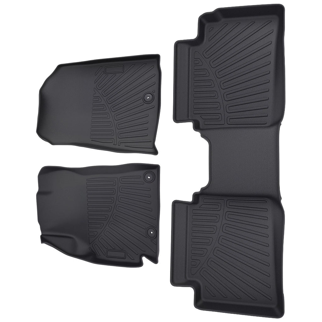 Set of 4 Carpet Floor Mats for Kia Forte (2019–2024) TPE Rubber Waterproof
