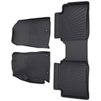 Set of 4 Carpet Floor Mats for Kia Forte (2019–2024) TPE Rubber Waterproof