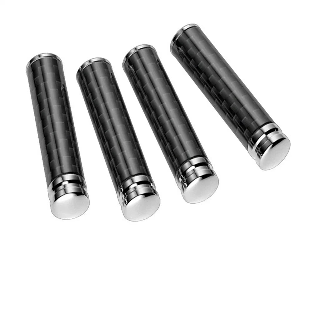 4 x Carbon Fiber Door Lock Pins Knob 35x8mm for BMW Benz