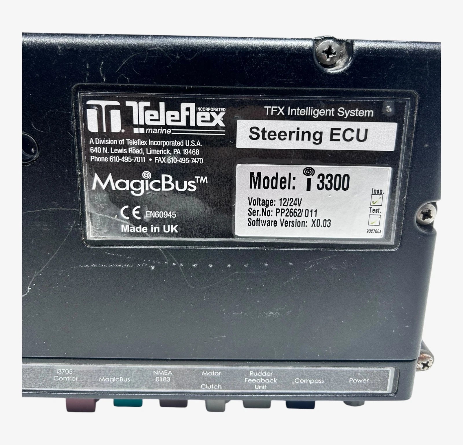 Teleflex Marine i3300 Steering ECU System for MagicBus (Ver. X0.03)