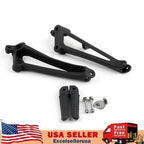Rear Passenger Foot Pegs Footrest Brackets for Yamaha YZF R1 (2009–2011) Black