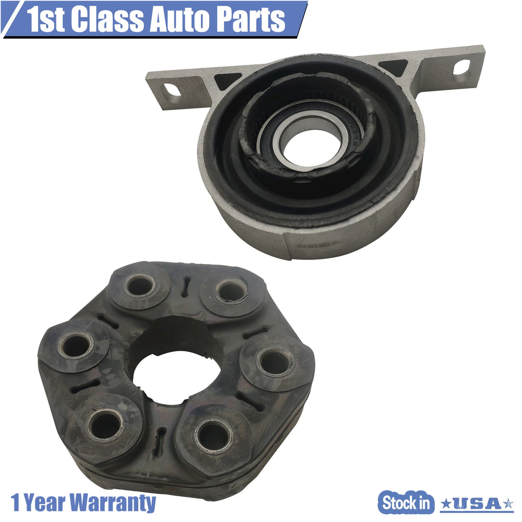 2X Flex Disc & Center Support Bearing for BMW E60 (2004-2011)