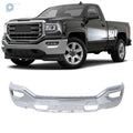 Chrome Steel Split Front Bumper for GMC Sierra 1500 (2016–2018)
