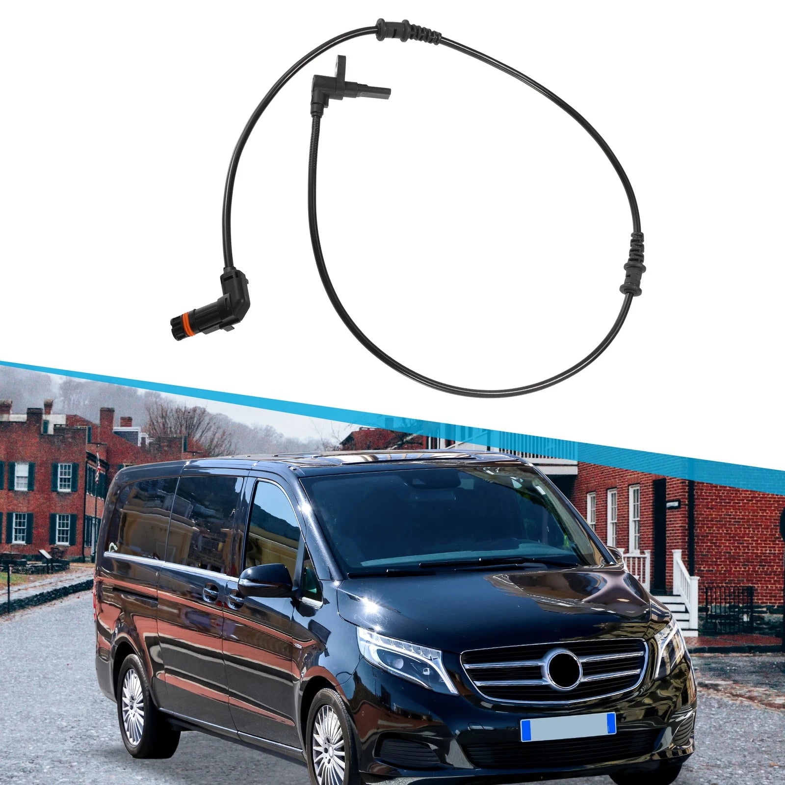 1 Pcs ABS Wheel Speed Sensor for Mercedes-Benz (No. 6395401017)
