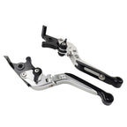 Extendable Brake Clutch Levers for BMW F650GS (2002–2007) - Silver