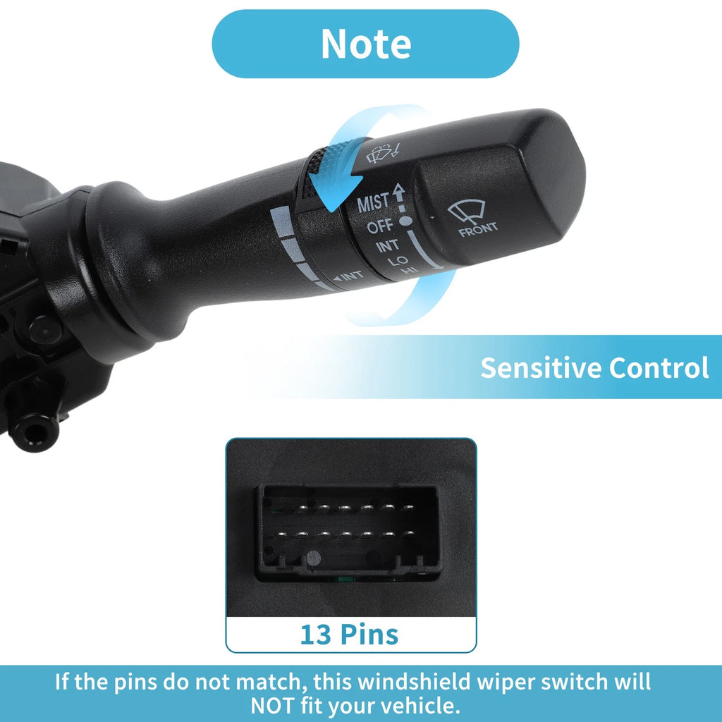 Windshield Wiper Switch for Hyundai Accent (2015) & Kia Forte/Optima (2015) No. 934202M000