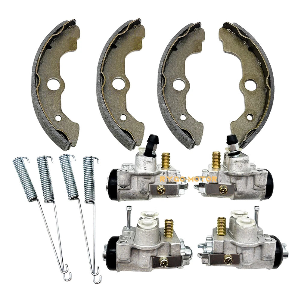 4x Front Brake Wheel Cylinders with Shoes for Honda Rincon 650 TRX650FA/FGA (2003–2006)