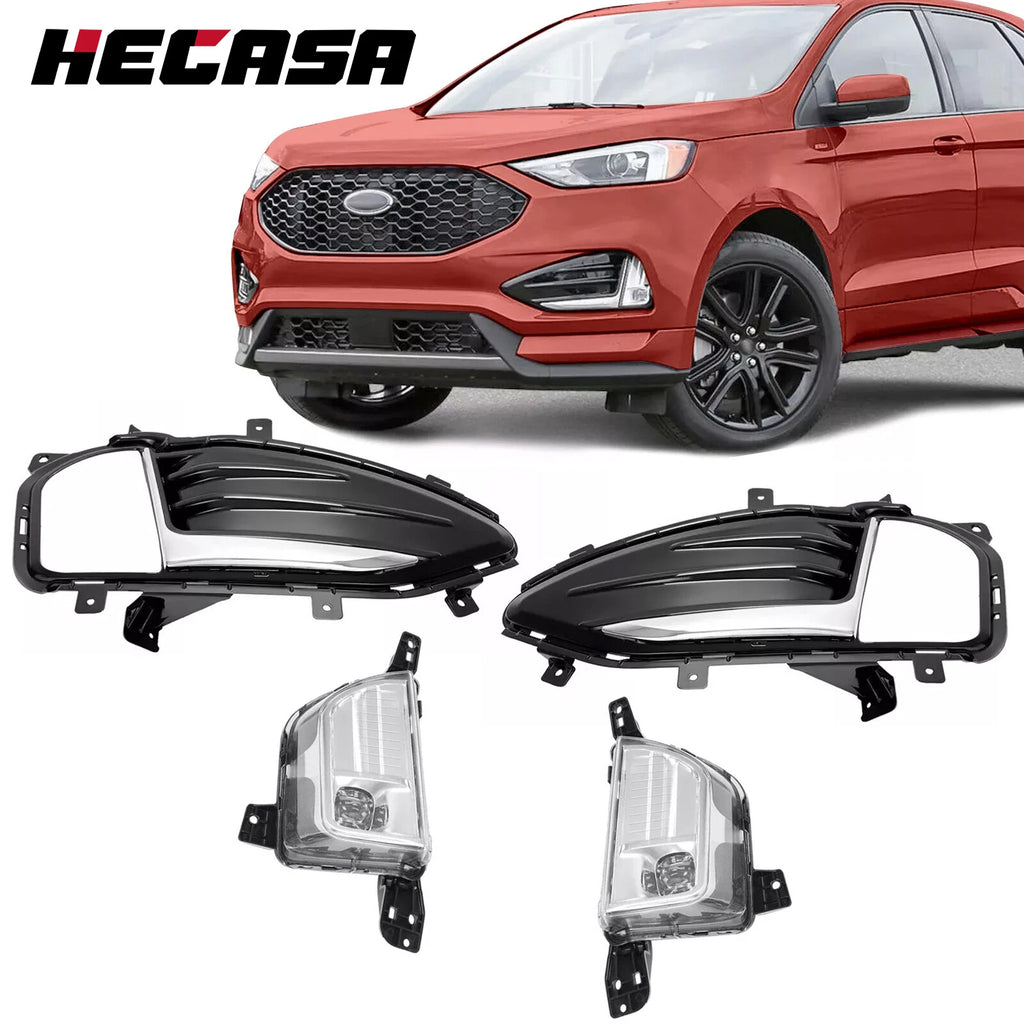 LED Fog Light Bezel Set for Ford Edge (2019–2024)