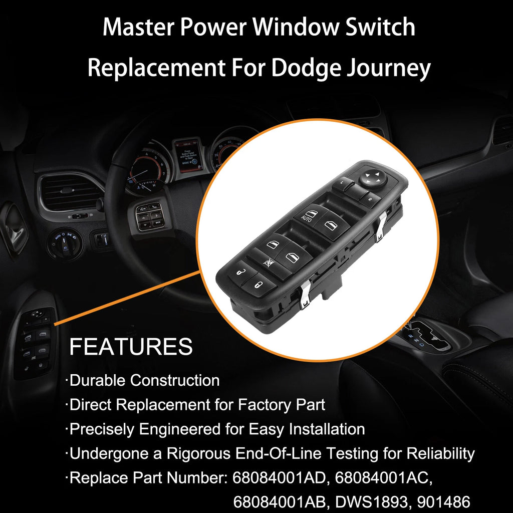 Master Power Window Switch for Dodge Journey (2011-2016)