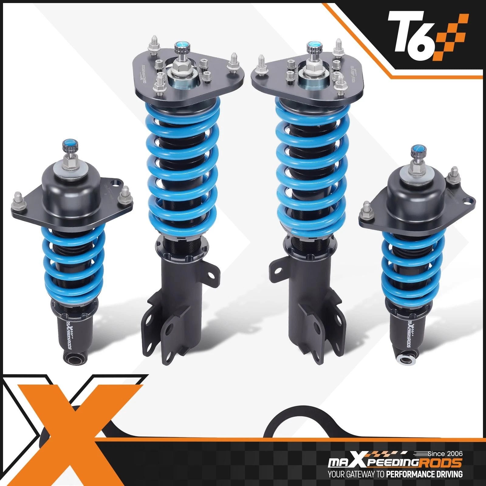Adjustable Coilover Shocks for Toyota Corolla (2009–2017)