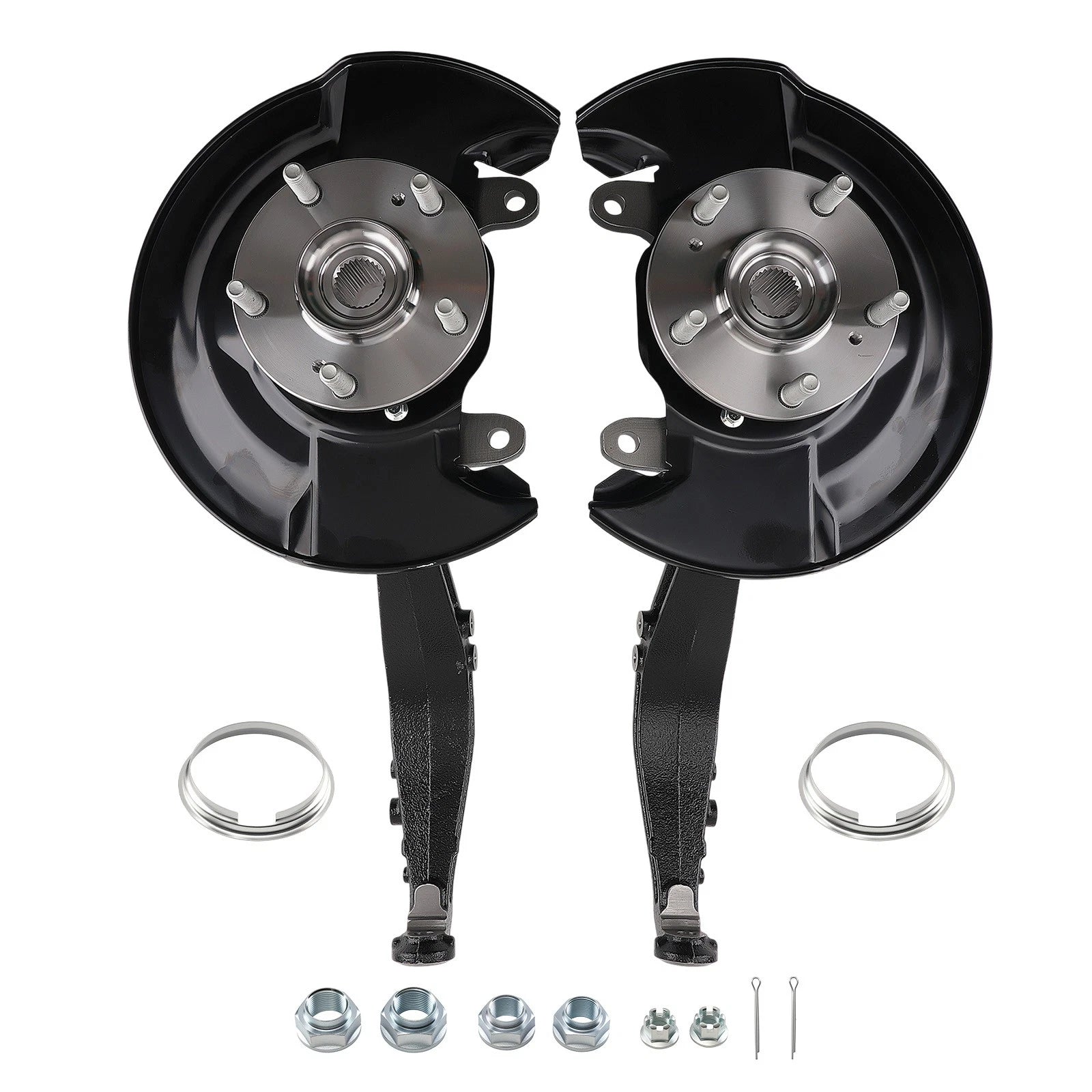 2X Front Wheel Bearing Hub Knuckle Assembly for Honda Accord L4 2003–2007