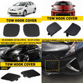 Set of 2 Primed Bumper Tow Hook Covers for Toyota Prius (2016–2017)