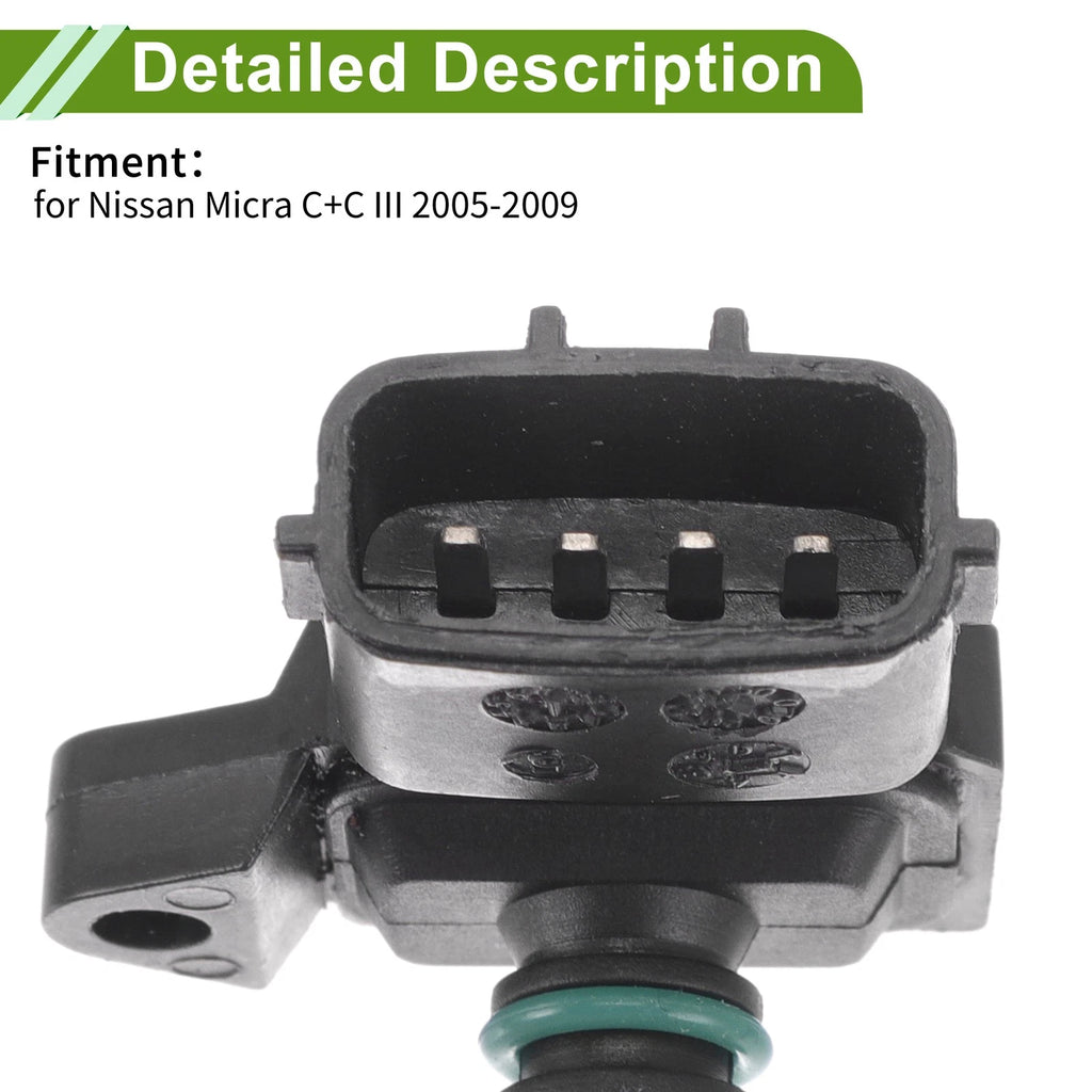MAP Sensor for Nissan Micra C+C III (2005–2009) No.TMAP14