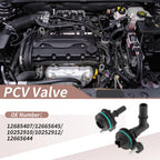 Set of 1 PCV Valve for Buick Encore (2016–2022) 12685407/12665645